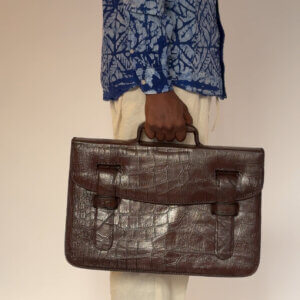 Crocodile Skin Leather bag