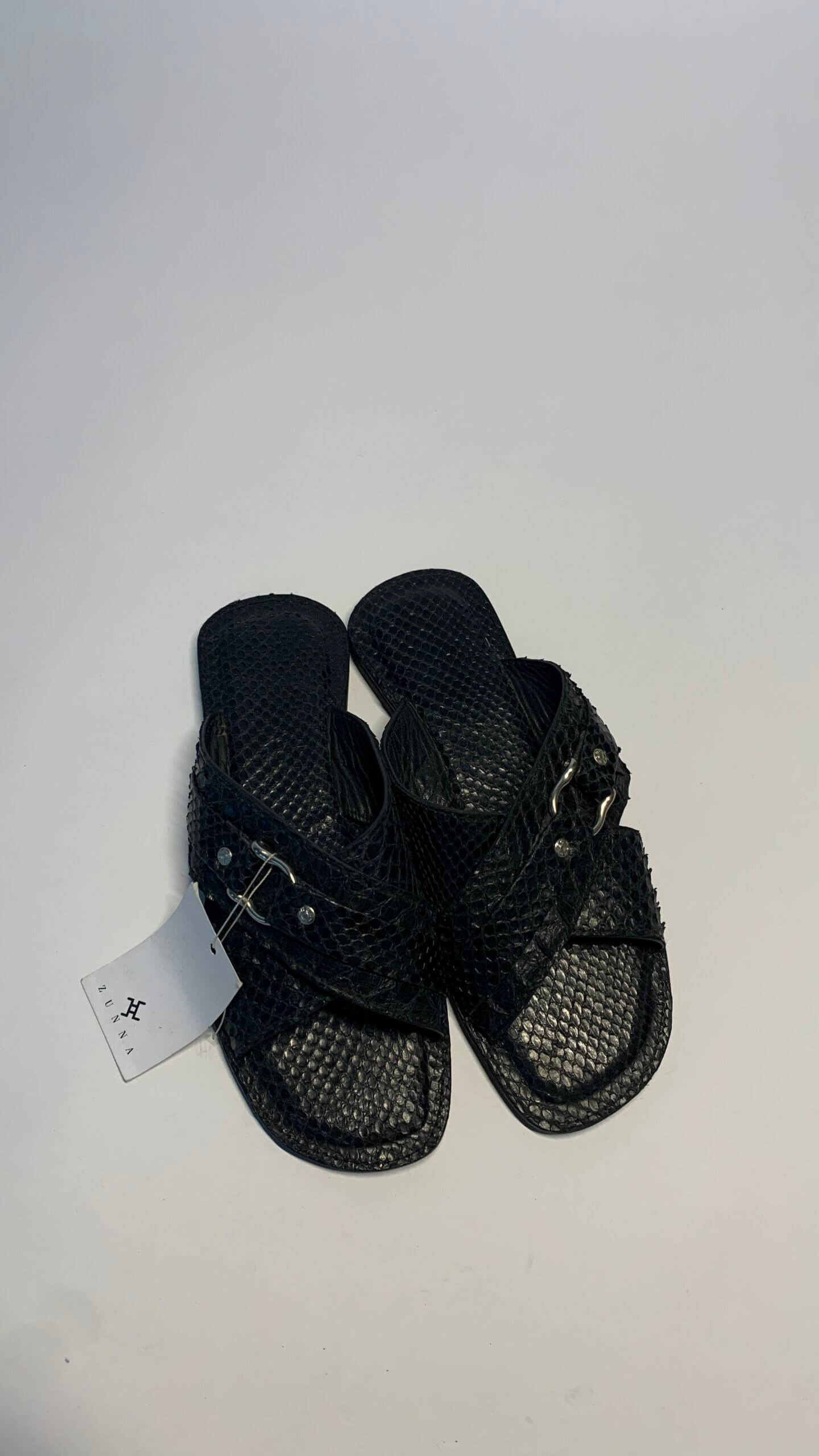 Zunna Lagos Python Skin Slide