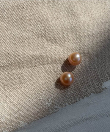 Curltlife Pearl Earrings (pink)