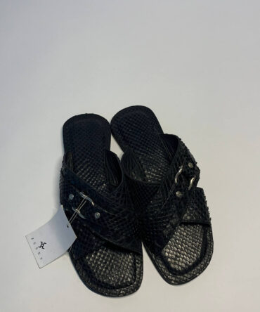 Zunna Lagos Python Skin Slide