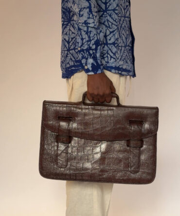 Crocodile Skin Leather bag