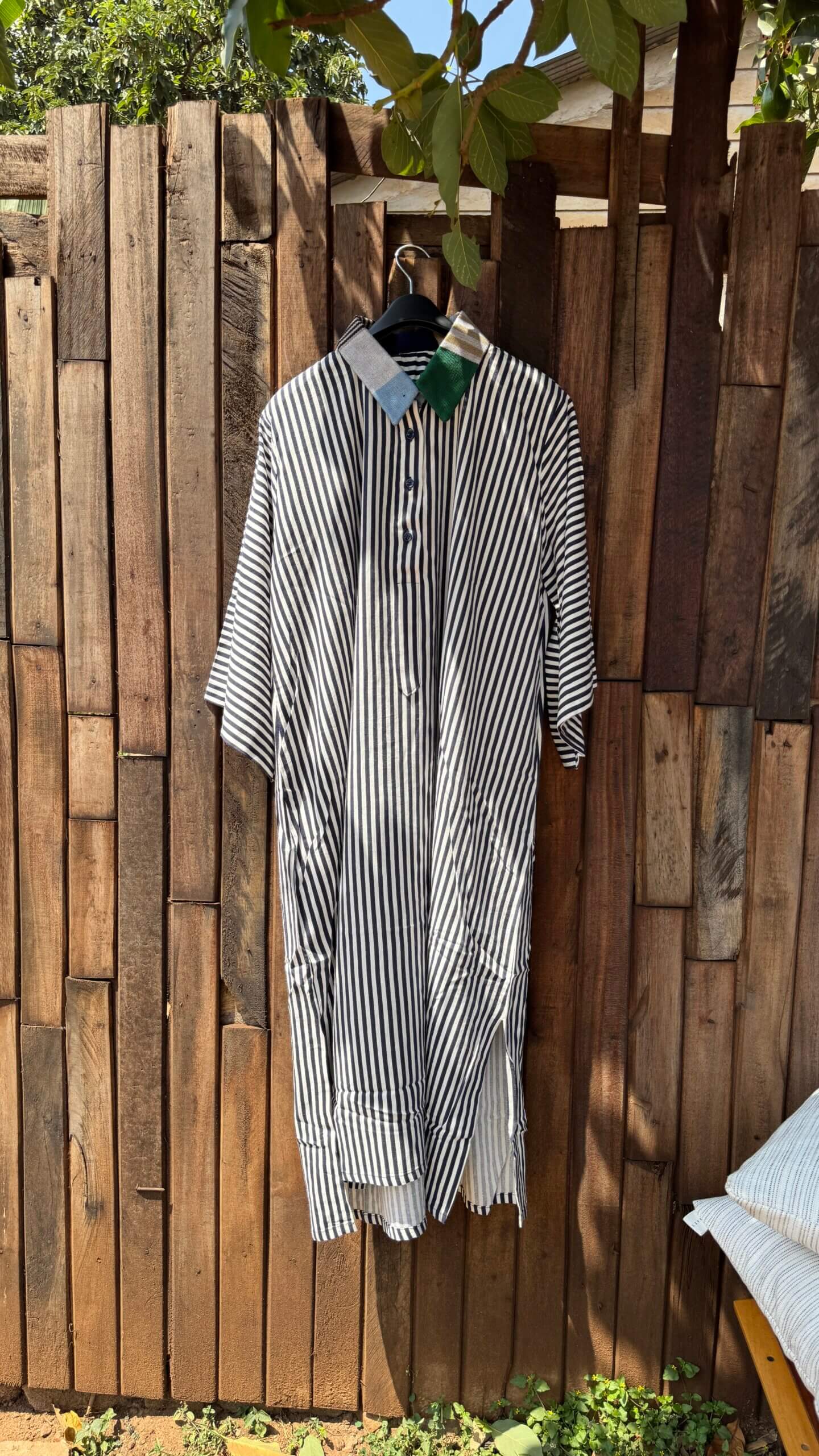 iló striped shirt dress - Image 3