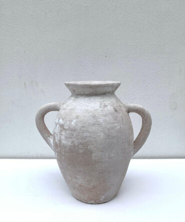 uli handled terracotta vase (light dusty pink)